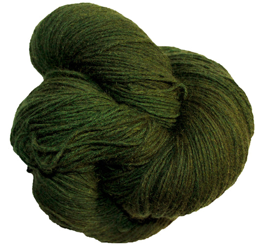 New Zealand Possum Yarn - Hand Dyed Dark Olive