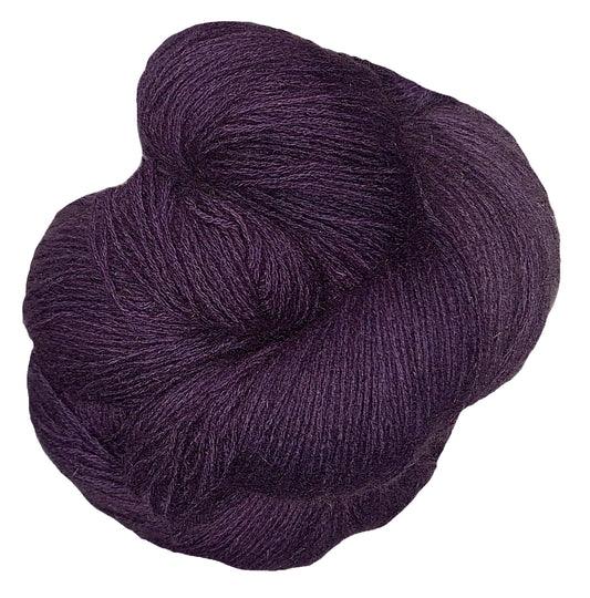 New Zealand Possum Yarn - Hand Dyed Plum