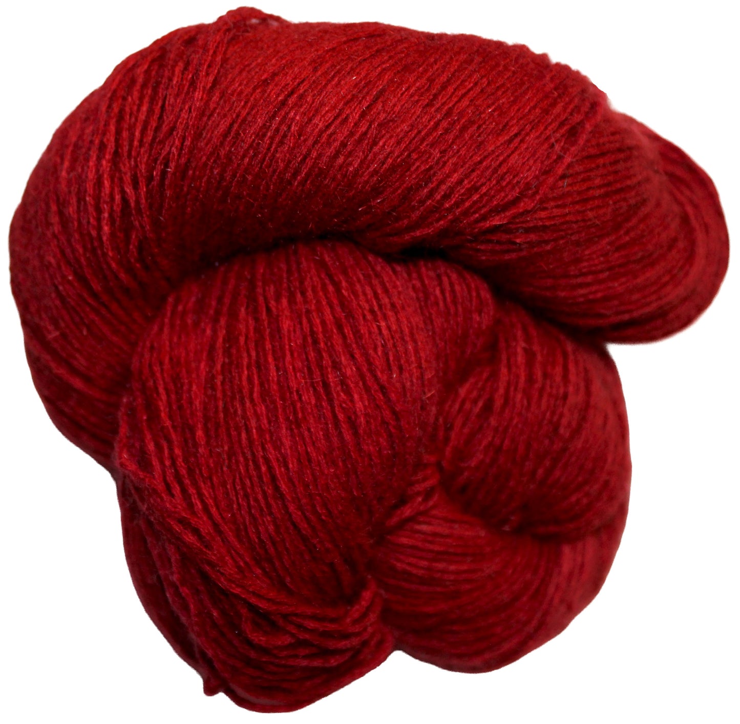 New Zealand Possum Yarn - Hand Dyed Cranberry