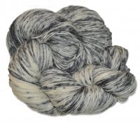 Speckled BFL Platinum - Grey Scale