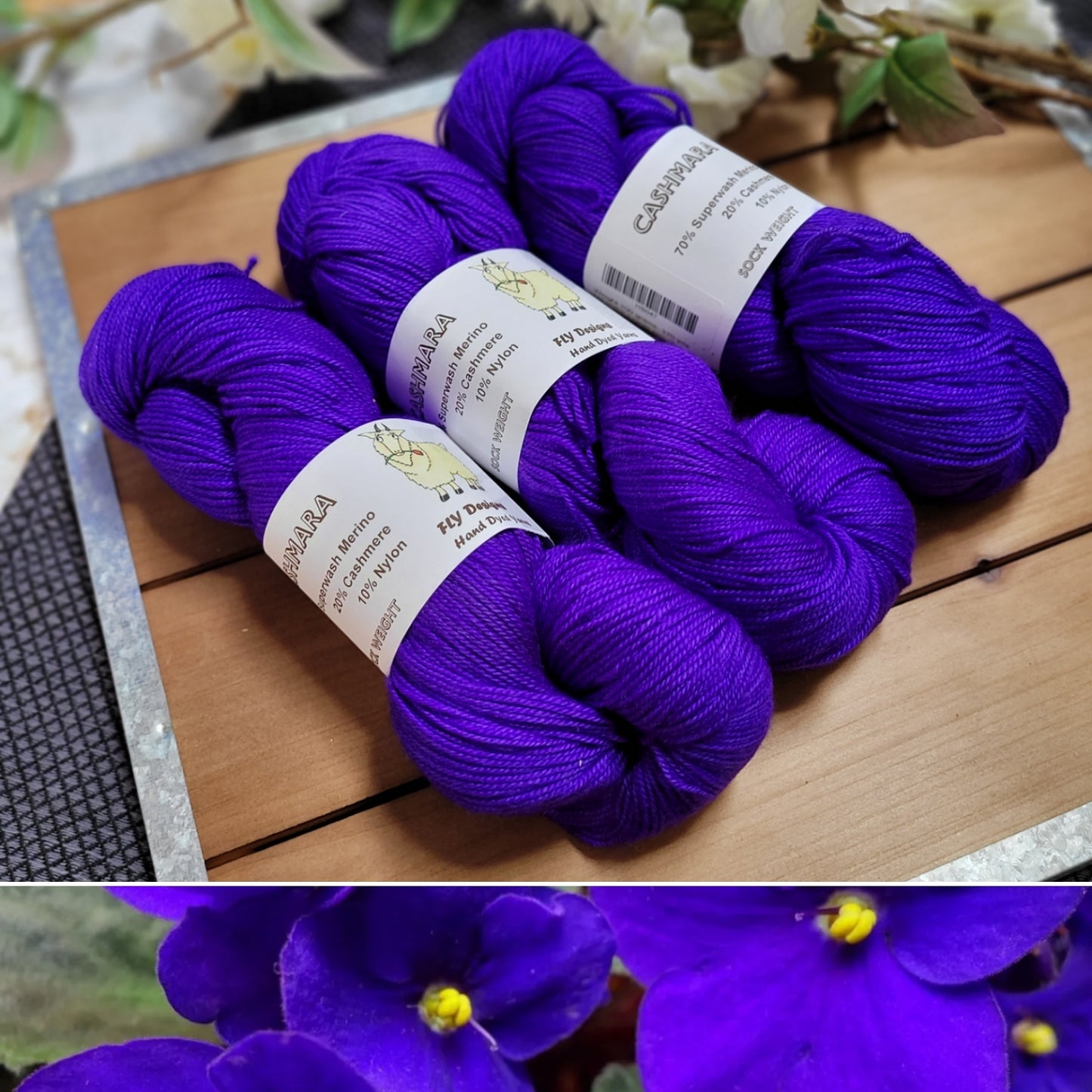 Cashmara Sock - Shades of Violet