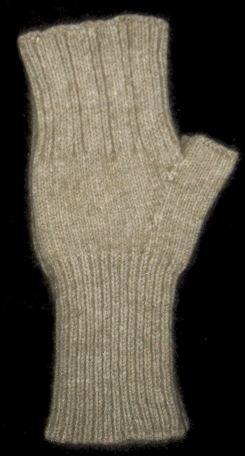 Fingerless Mitts - Merino Wool, NZ Possum, and Silk