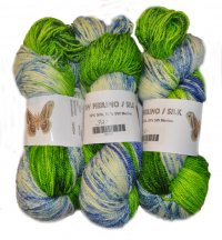 Speckled Merino Silk - Seahawks