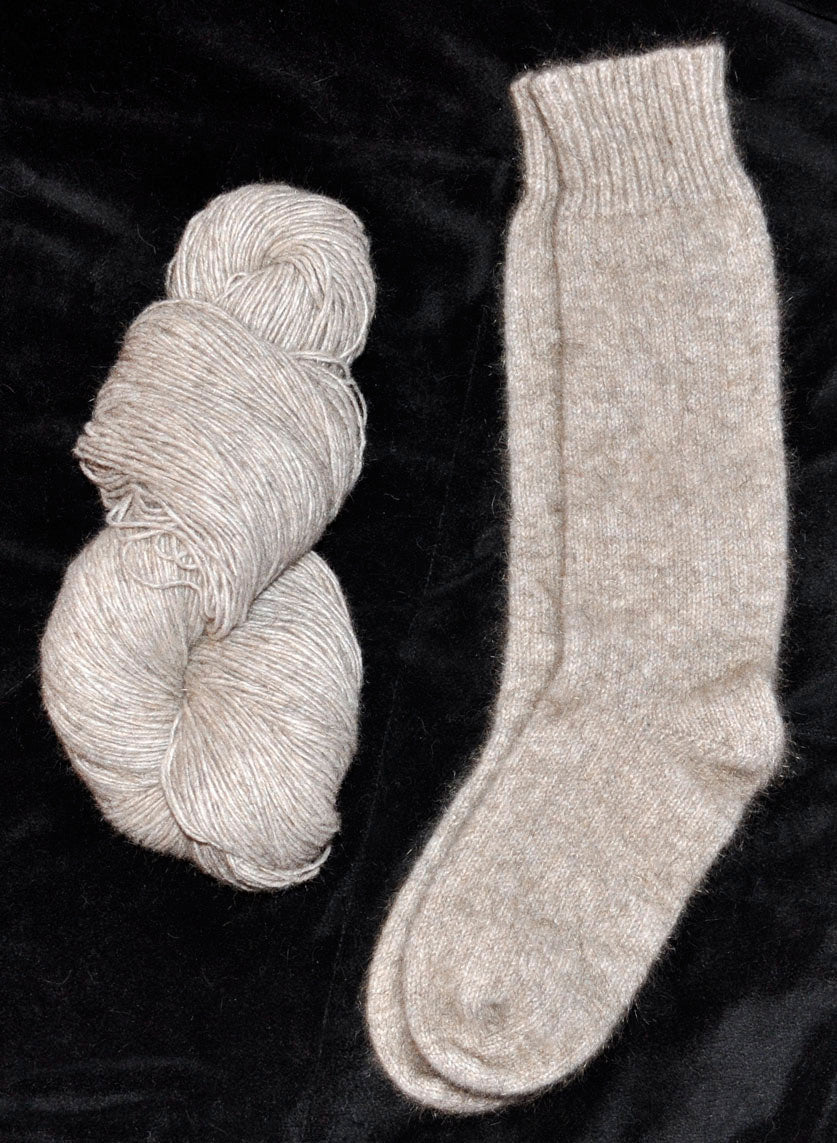 New Zealand Possum Yarn 6 ply - Natural